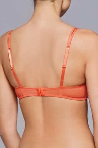 Lizzie Non Pad Spot Flock Bralets Two Pack